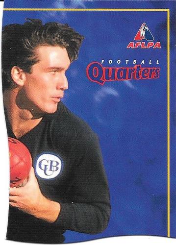 1995 Bewick Enterprises AFLPA Football Quarters #19 Stephen Silvagni Front